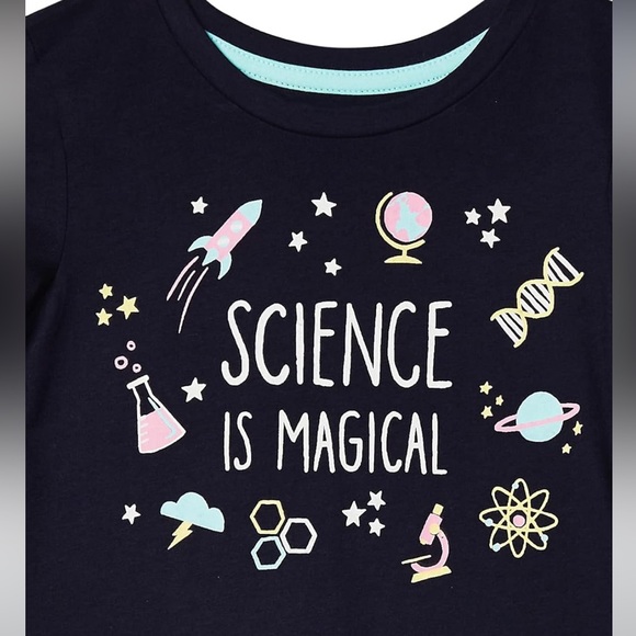 💚SOLD💚Girls Spotted Zebra long sleeve shirts 5/pack - Picture 3 of 7